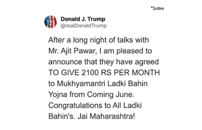 tump tweet satire