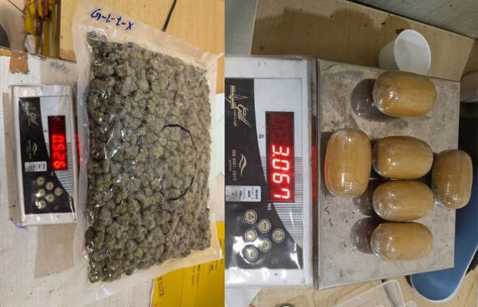 ganja and gold siezed