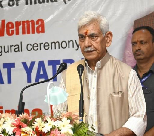 जम्मू आणि काश्मीर लेफ्टनंट गव्हर्नर मनोज सिन्हा एलजी मनोज सिन्हा