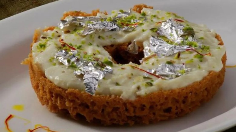 A Traditional Rajasthani Sweet, Ghevar,