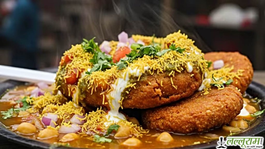 पिंडी कोले आलो टिक्की चाट रेसिपी