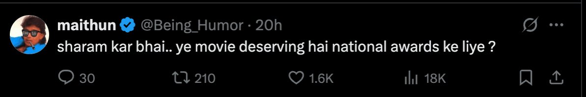 जखमी शाहरुख खान जवानला राष्ट्रीय पुरस्कार जिंकल्यानंतर आनंद आणि कृतज्ञतेसह अश्रू ढाळत, नेटिझन्सने आपला विजय अयोग्य असल्याचे म्हटले जखमी शाहरुख खान जवानला राष्ट्रीय पुरस्कार जिंकल्यानंतर आनंद आणि कृतज्ञतेसह अश्रू ढाळत, नेटिझन्सने आपला विजय अयोग्य असल्याचे म्हटले