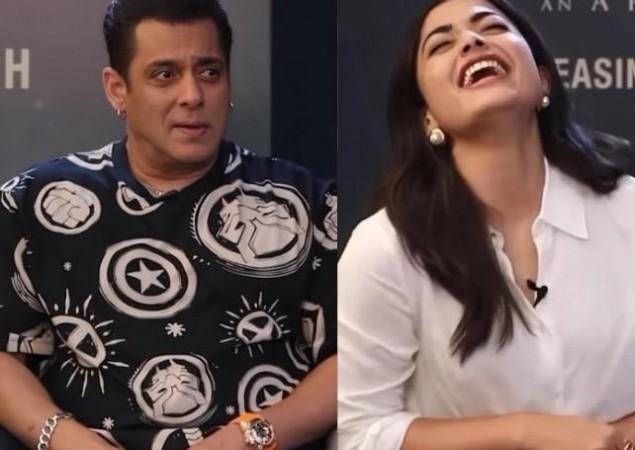 सलमान खान आणि रश्मिका मंदाना सलमान खान आणि रश्मिका मंदाना