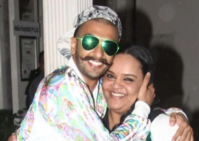शानू शर्मासह रणवीर सिंग शानू शर्मासह रणवीर सिंग