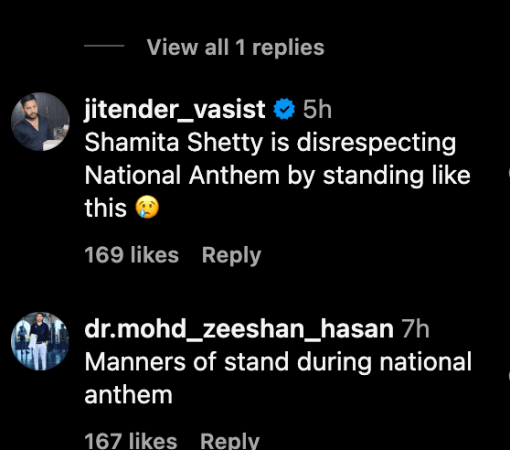 शमिता शेट्टी तिचे हात फिरवते, ध्वज फडकावताना राष्ट्रगीत खेळल्याप्रमाणे आजूबाजूला दिसते; चाहते तिला हावभाव अनादर करतात शमिता शेट्टी तिचे हात फिरवते, ध्वज फडकावताना राष्ट्रगीत खेळल्याप्रमाणे आजूबाजूला दिसते; चाहते तिला हावभाव अनादर करतात