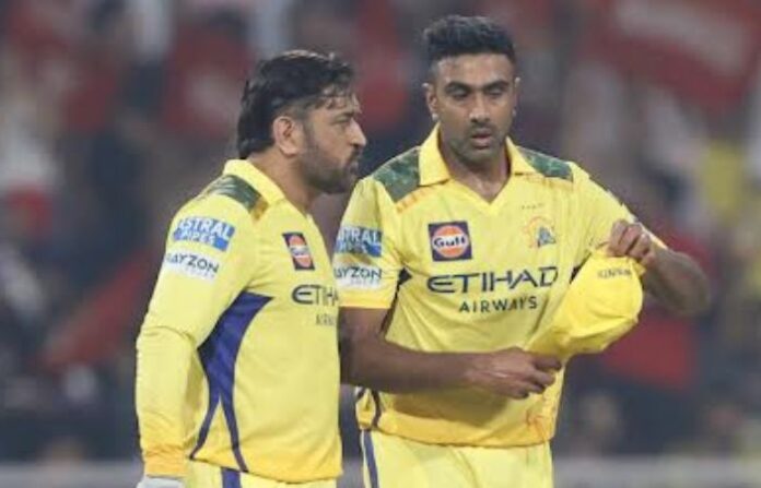 CSK DHONI ASHWIN