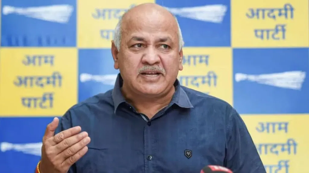 मनीष सिसोडिया सौरभ भारद्वाजला भेटला