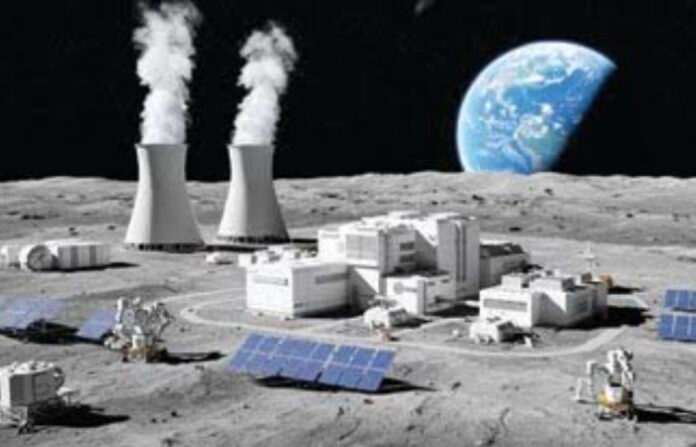 nuclear plant on moon