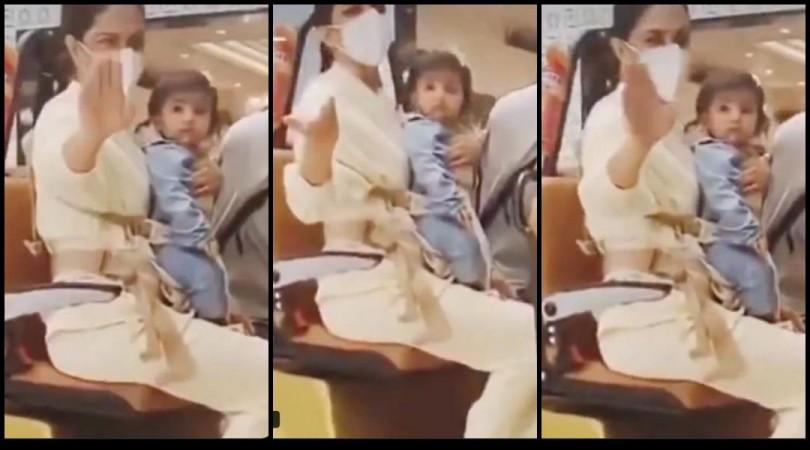 दीपिका- रणवीरची मुलगी दुआचा चेहरा उघडकीस आला! तिच्या मुलीचा व्हिडिओ रेकॉर्ड करणे थांबविण्यासाठी अभिनेता हावभाव चाहता दीपिका- रणवीरची मुलगी दुआचा चेहरा उघडकीस आला! तिच्या मुलीचा व्हिडिओ रेकॉर्ड करणे थांबविण्यासाठी अभिनेता हावभाव चाहता