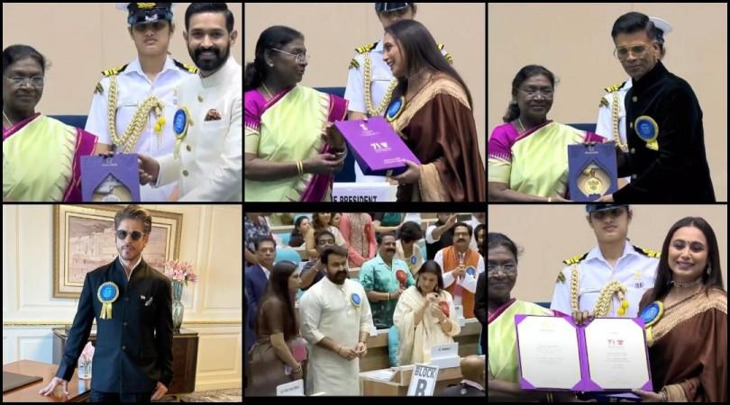 71 व्या राष्ट्रीय चित्रपट पुरस्कार: मोहनलाल भावनिक होते, राणी मुखर्जी अध्यक्ष मुरमूशी संवाद साधतात; केजे आणि विक्रंत मॅसी बीम आनंदासह 71 व्या राष्ट्रीय चित्रपट पुरस्कार: मोहनलाल भावनिक होते, राणी मुखर्जी अध्यक्ष मुरमूशी संवाद साधतात; केजे आणि विक्रंत मॅसी बीम आनंदासह