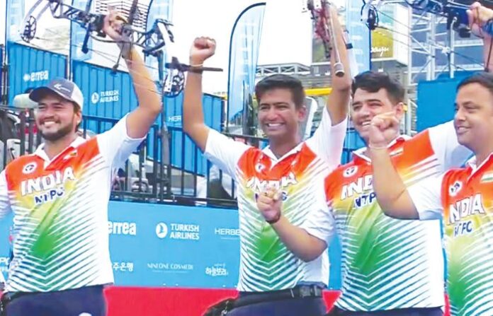 Indian Men's Compound Archery Team