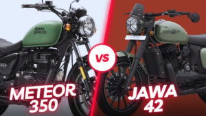 Jawa 42 FJ vs Royal Enfield Meteor 350: शैली, शक्ती आणि आरामाची अंतिम तुलना