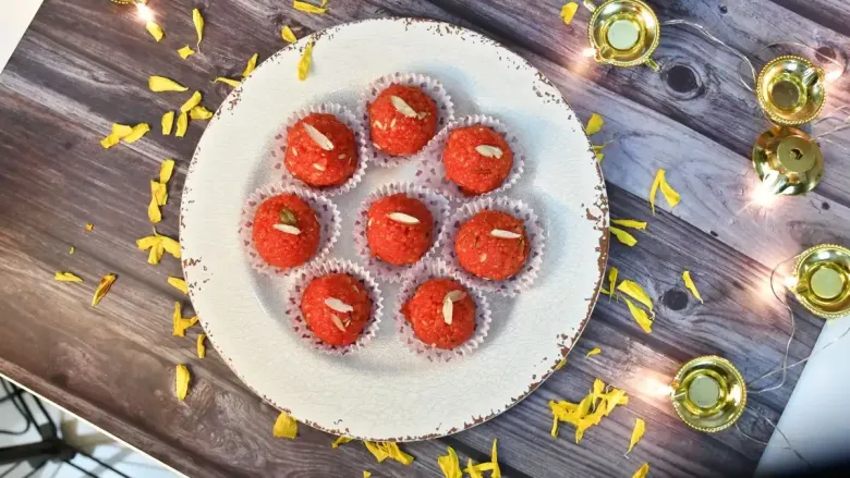 Lavender Motichoor Laddoo