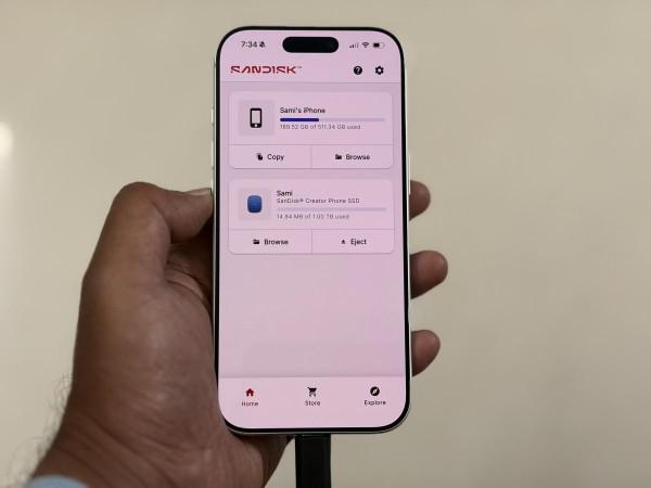 सँडिस्क क्रिएटर फोन एसएसडी पुनरावलोकन सँडिस्क क्रिएटर फोन एसएसडी पुनरावलोकन
