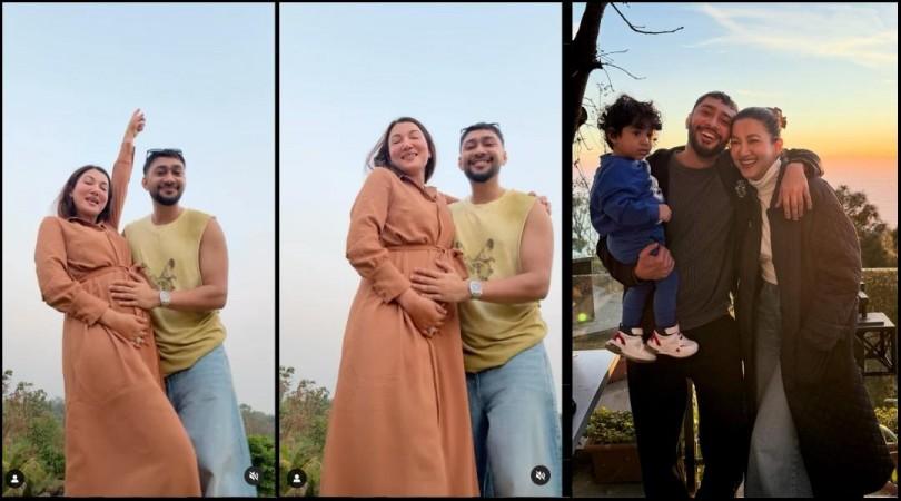 आई होणारी गौहर खानने बेबी बंप दाखवला; या जोडप्याने दुसऱ्या गर्भधारणेची घोषणा केल्यावर झैद दरबारने तिचे चुंबन घेतले आई होणारी गौहर खानने बेबी बंप दाखवला; या जोडप्याने दुसऱ्या गर्भधारणेची घोषणा केल्यावर झैद दरबारने तिचे चुंबन घेतले