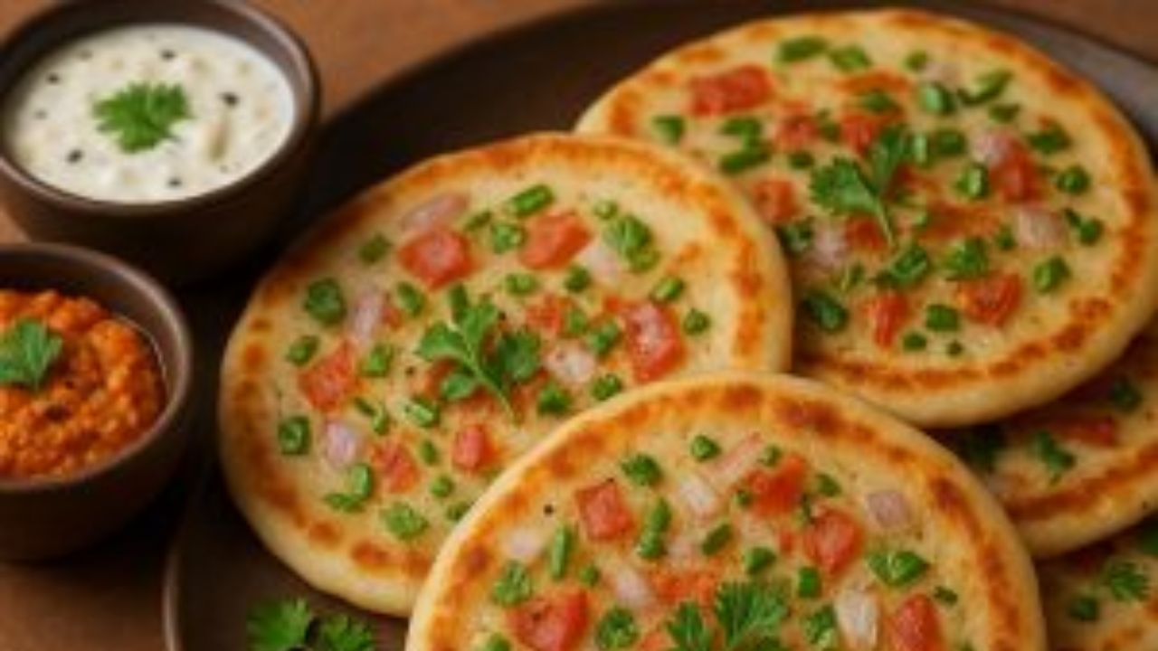 झटपट आटा उत्तपम रेसिपी