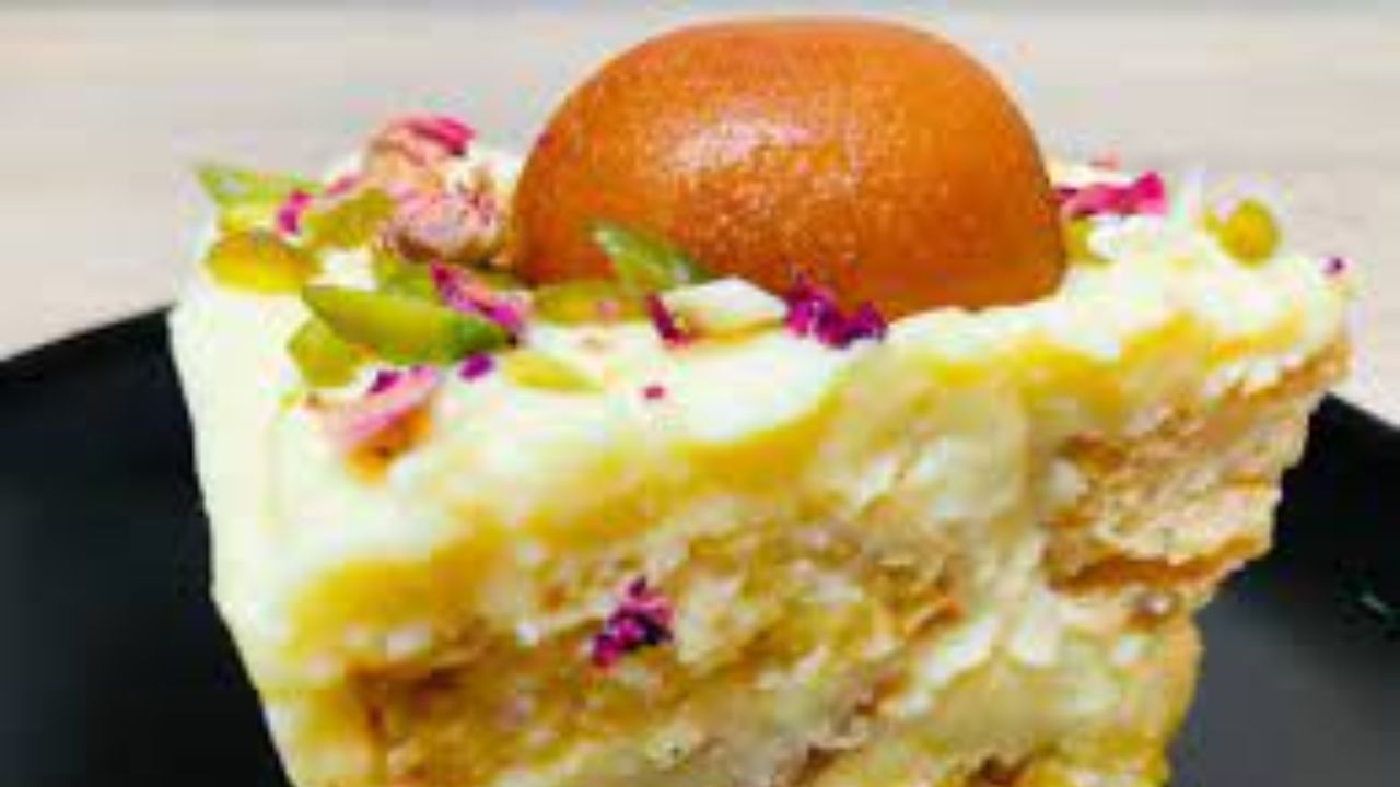 नो-बेक रसगुल्ला चीजकेक रेसिपी