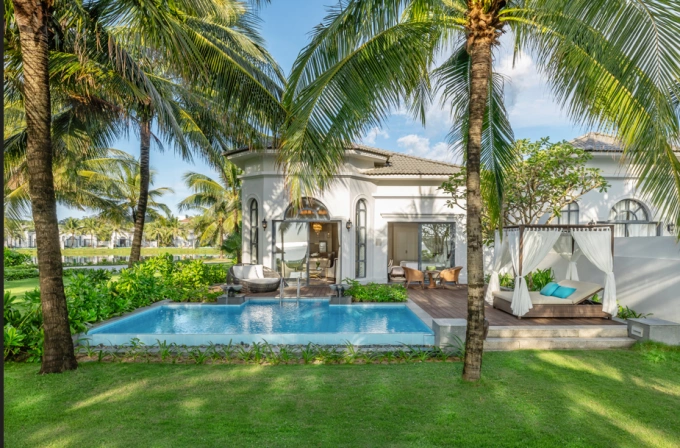 खाजगी पूल असलेला व्हिला. Meliá Vinpearl Phu Quoc च्या फोटो सौजन्याने