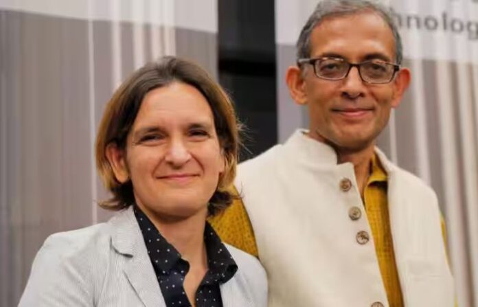 abhijit banerjee with wife