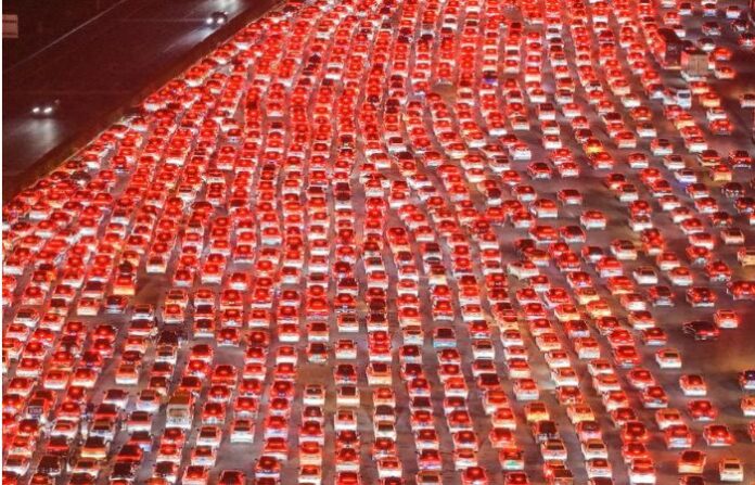 china traffic jam