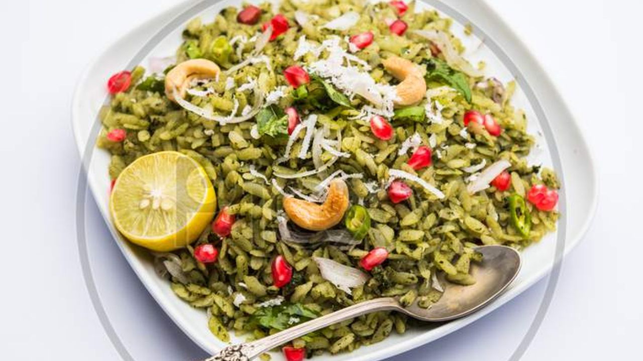 हरियाली पोहे रेसिपी