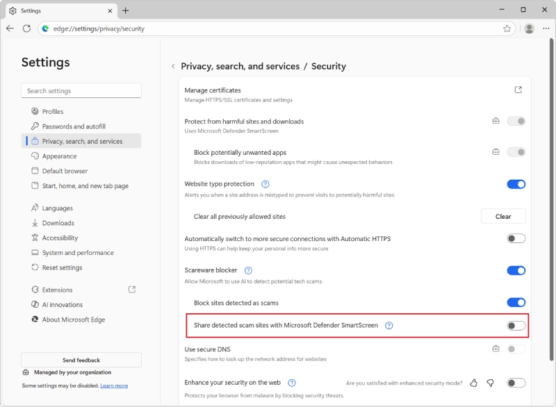 मायक्रोसॉफ्ट एज