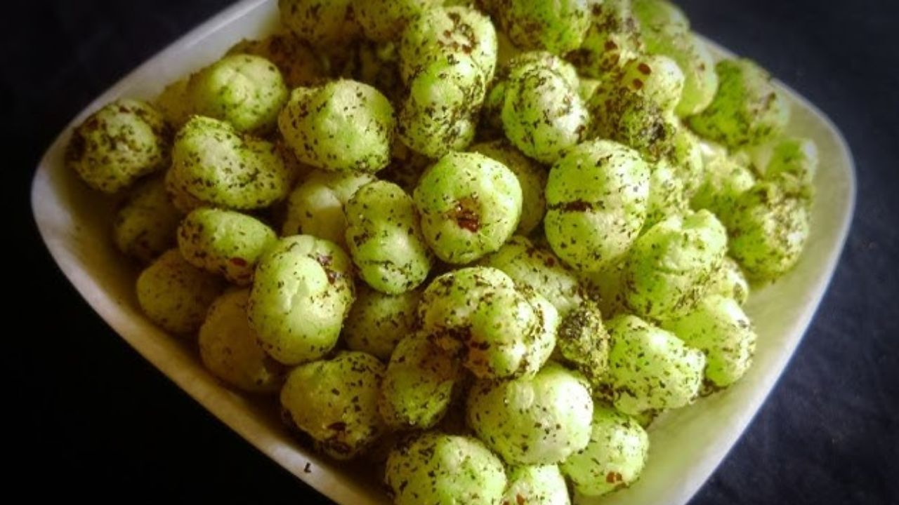 चटपटा पुदिना मखना नमकीन