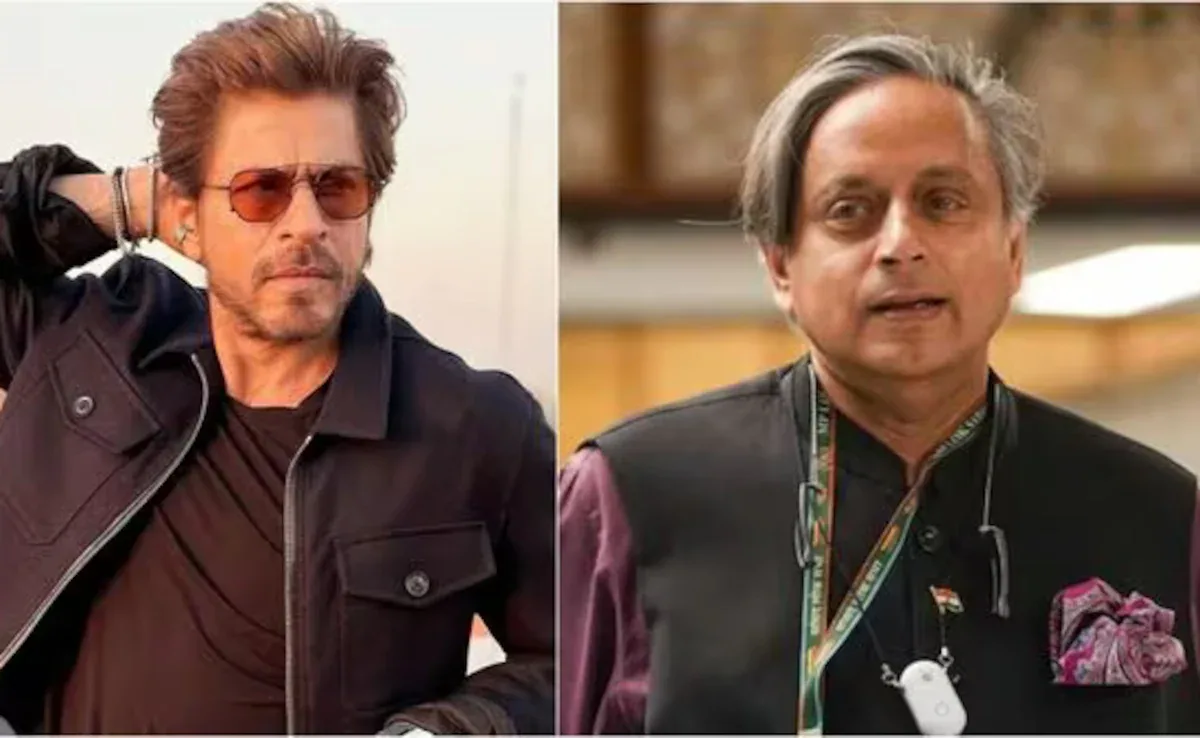 शाहरुख खान आणि शशी थरूर