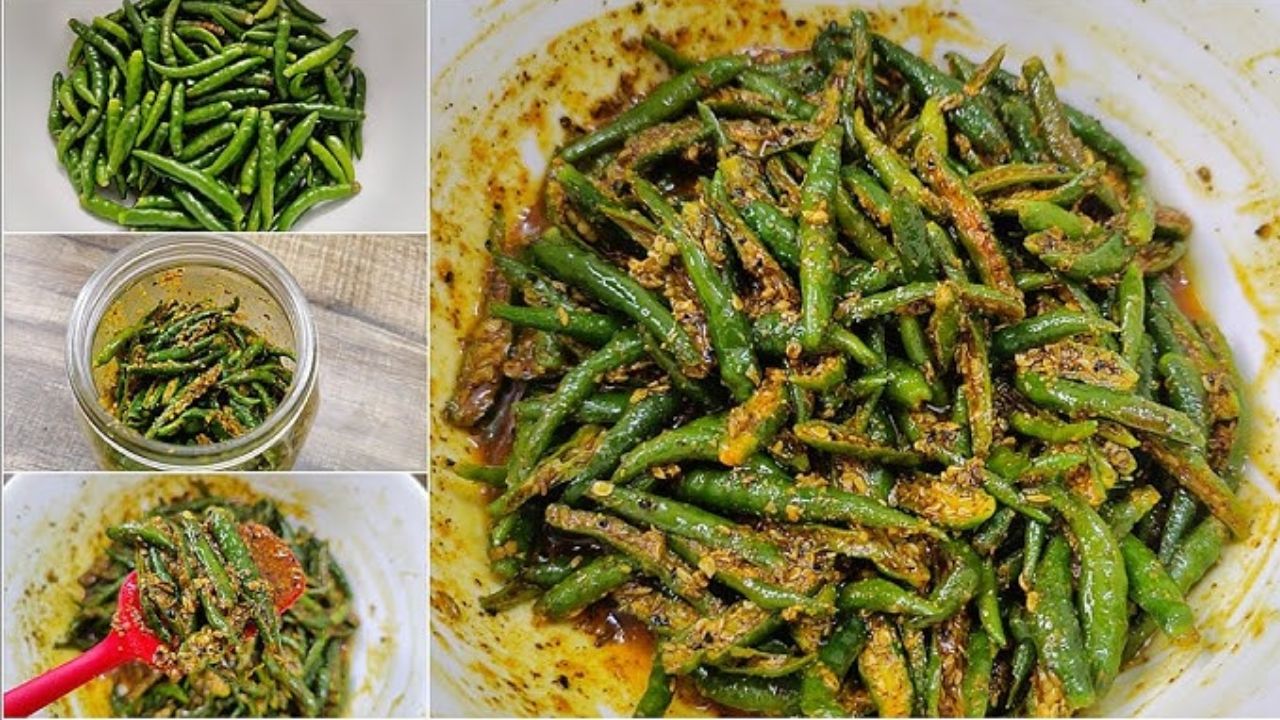 झटपट मिर्ची का आचार