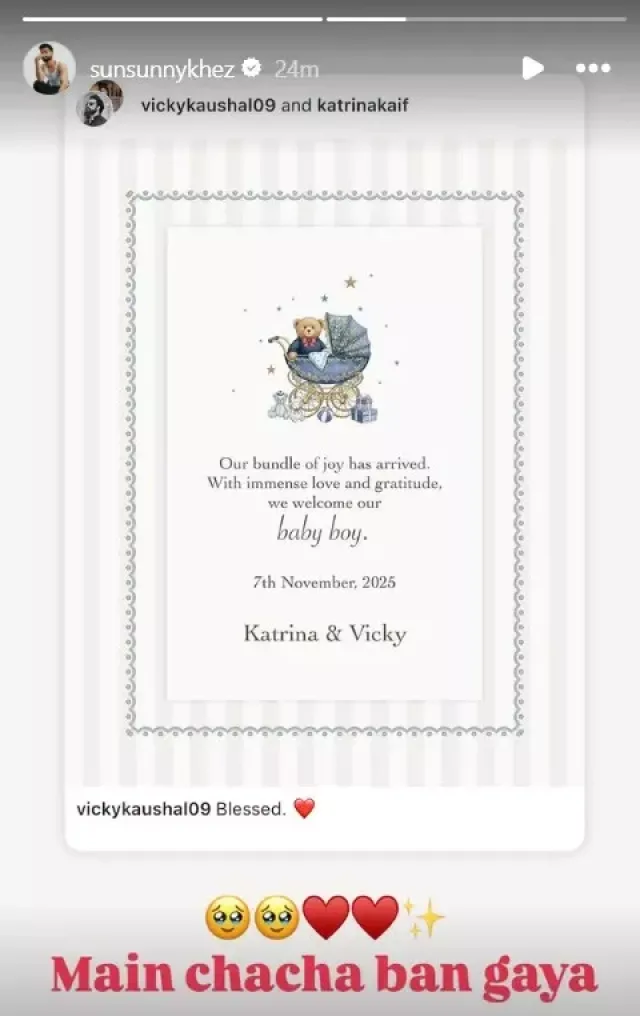 सनी कौशलची पोस्ट