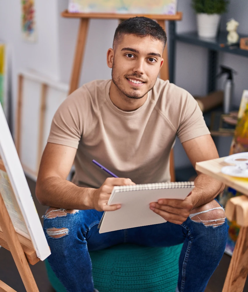 मनोवैज्ञानिक फायदे मिळविण्यासाठी माणूस रेखाटतो