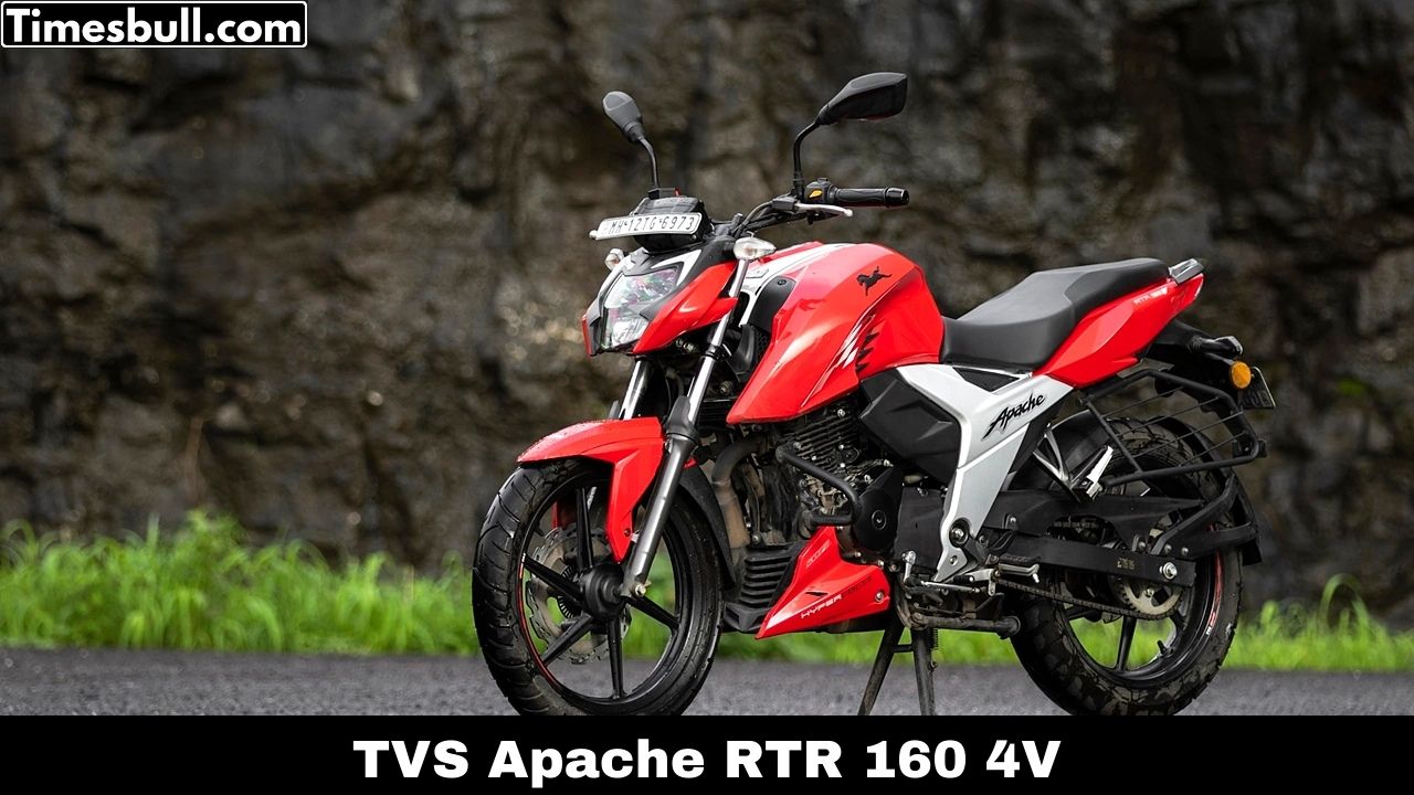 TVS Apache RTR 160 4V: जबरदस्त आकर्षक लुक्स आणि स्मार्ट वैशिष्ट्ये! - टाइम्स बुल
