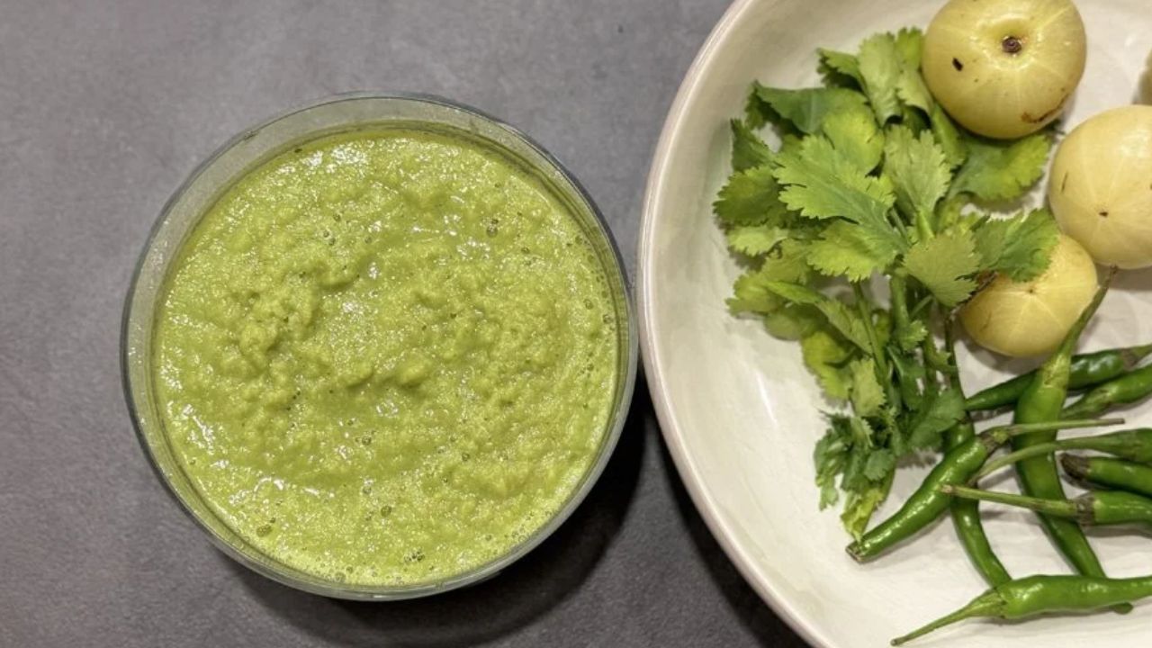 भाजलेली आवळा चटणी रेसिपी