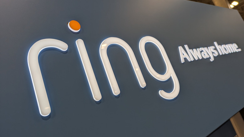 ऍमेझॉन रिंग सुरक्षा प्रणाली लोगो