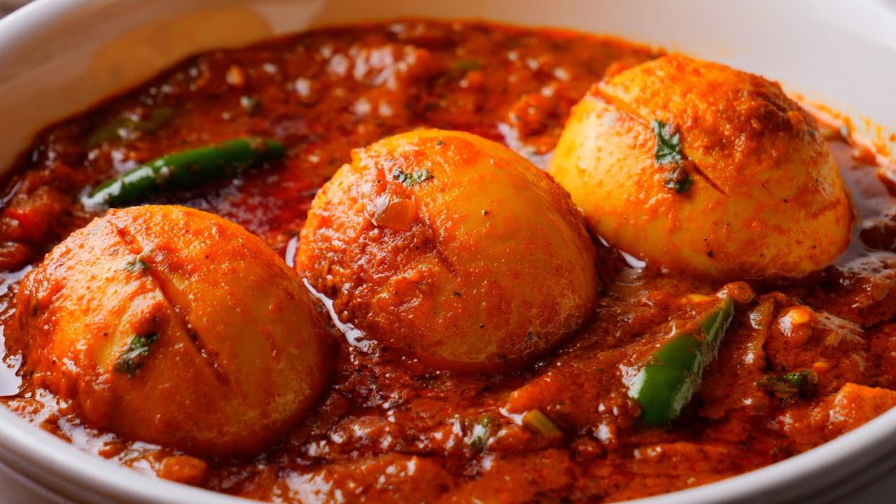 अंडी करी कृती