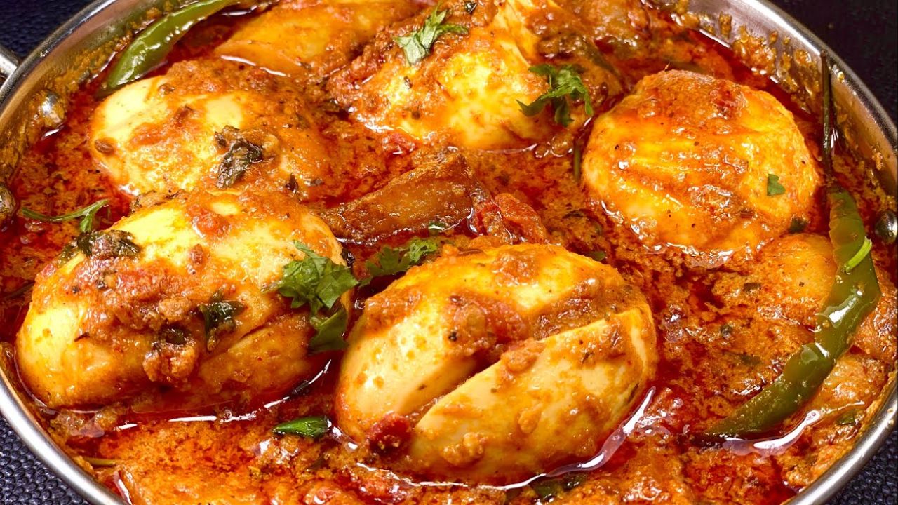 अंडी करी कृती