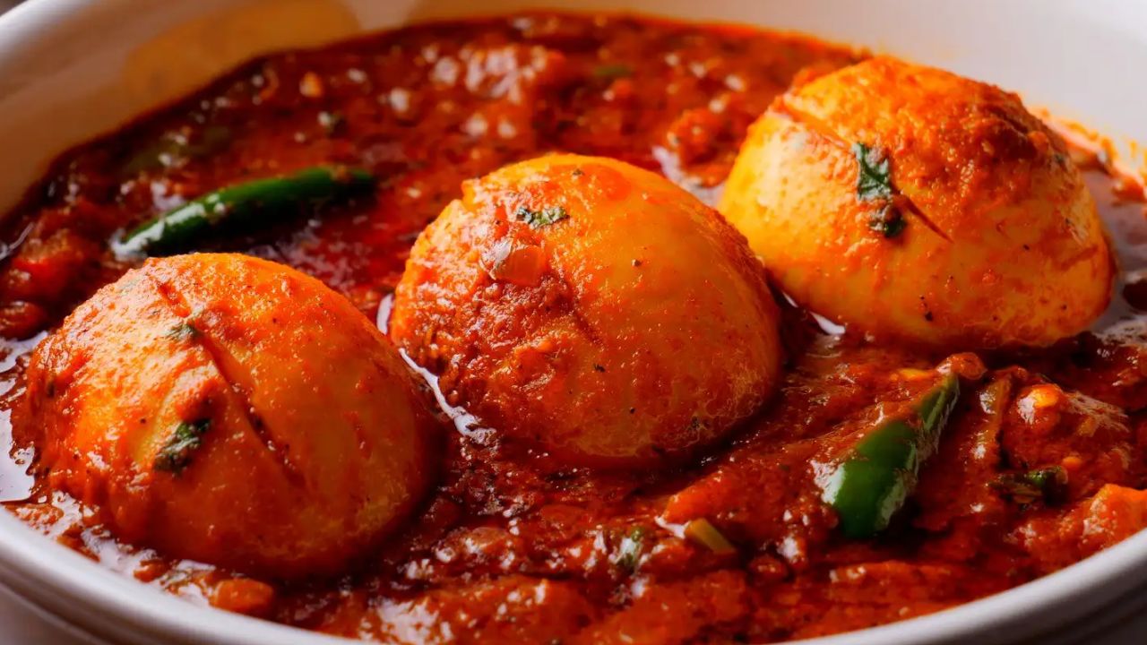 अंडी करी कृती