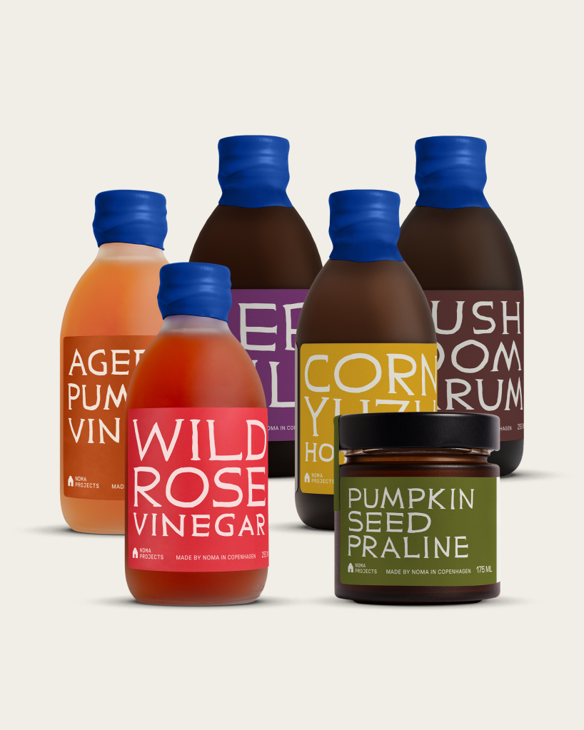 NOMA प्रोजेक्ट्स फ्लेवर पॅक विविध व्हिनेगर आणि भोपळा बियाणे praline सह.