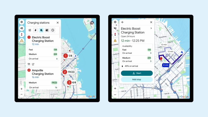 Google नकाशे अद्यतन