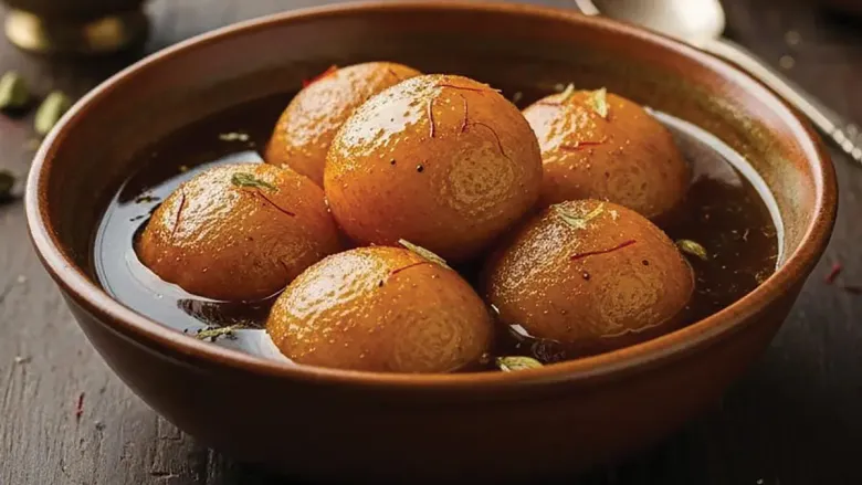 बटाटा गुलाब जामुन