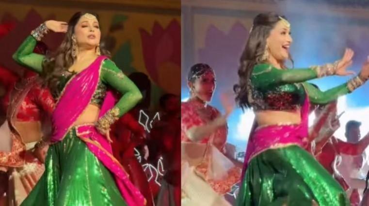 उदयपूरच्या लग्नात माधुरी दीक्षित