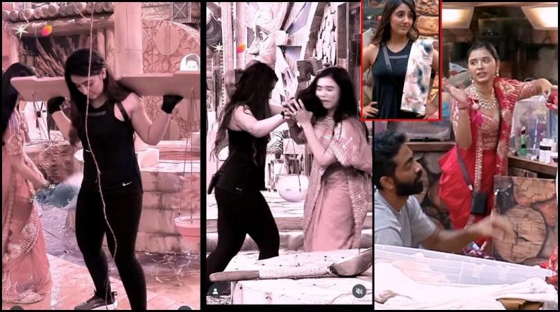 बिग बॉस 19: टास्क दरम्यान अश्नूर कौरने तान्या मित्तलला लाकडी फळीने मारले; 'शारीरिक हिंसाचारासाठी तिला बाहेर फेकून द्या' असे चाहते म्हणतात