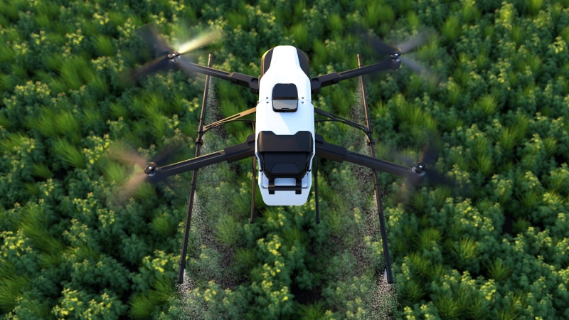 ड्रोन शेती