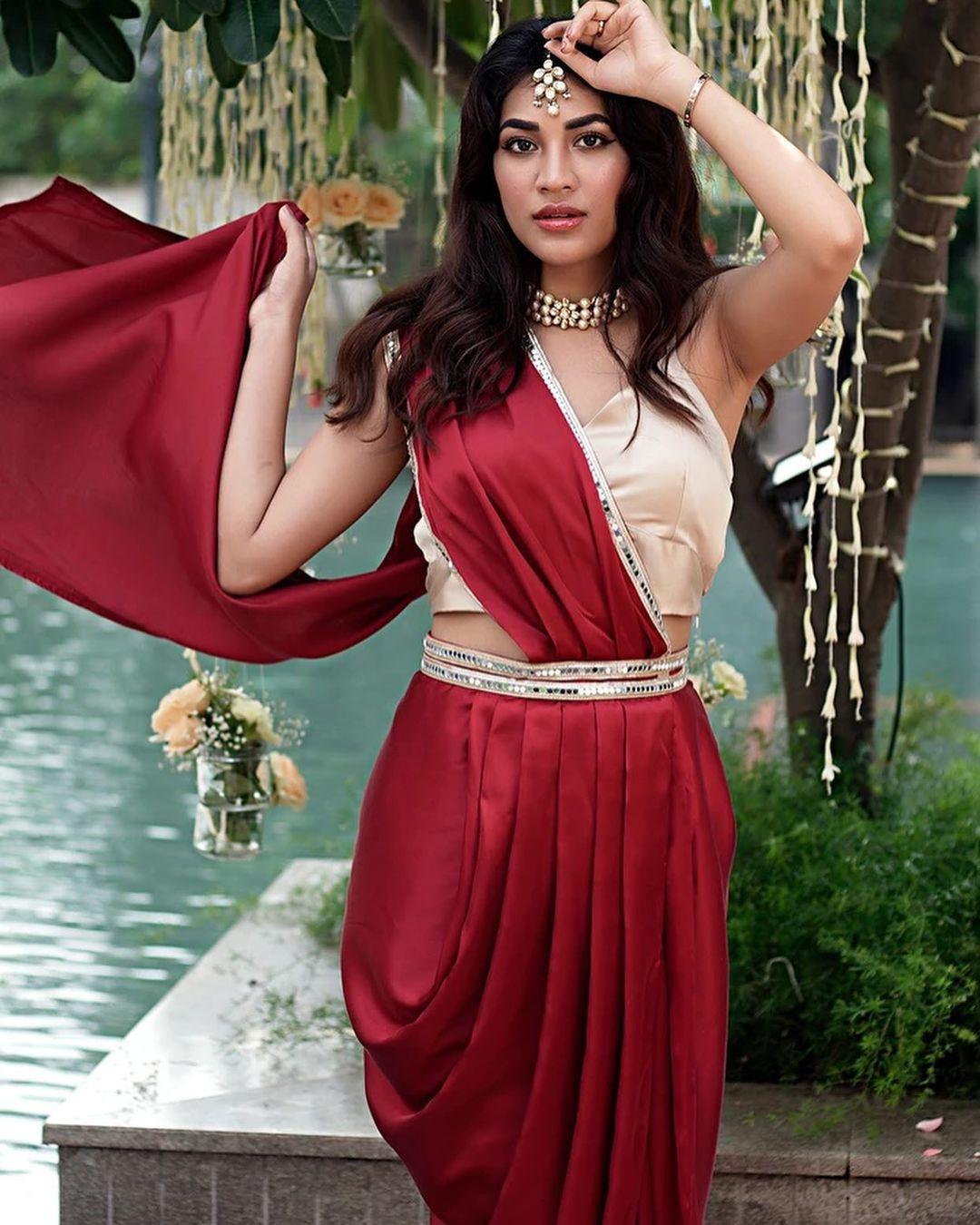 लेहेंगा साडी- लेहेंगा साडी डिझाइन, लेहेंगा साडी नवीनतम डिझाइन फोटो