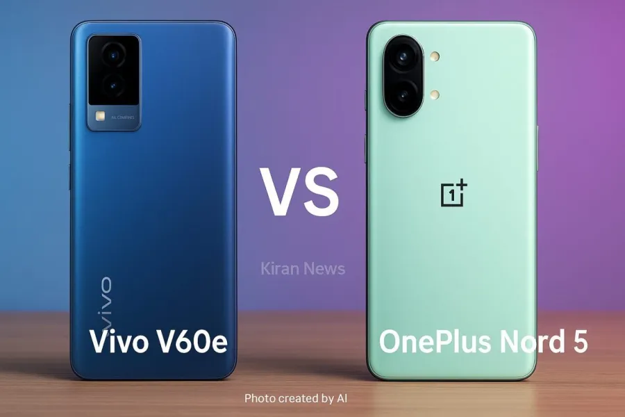 Vivo V60e vs OnePlus Nord 5