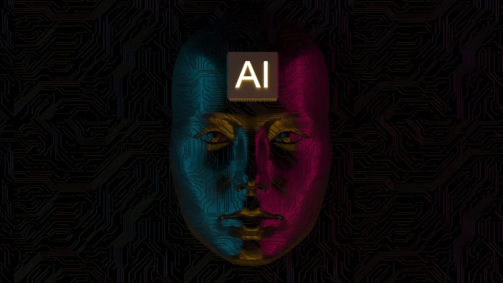 रोबोट चेहऱ्यासह ai क्लाउड 2 1 AlphaEvolve AI उत्क्रांती