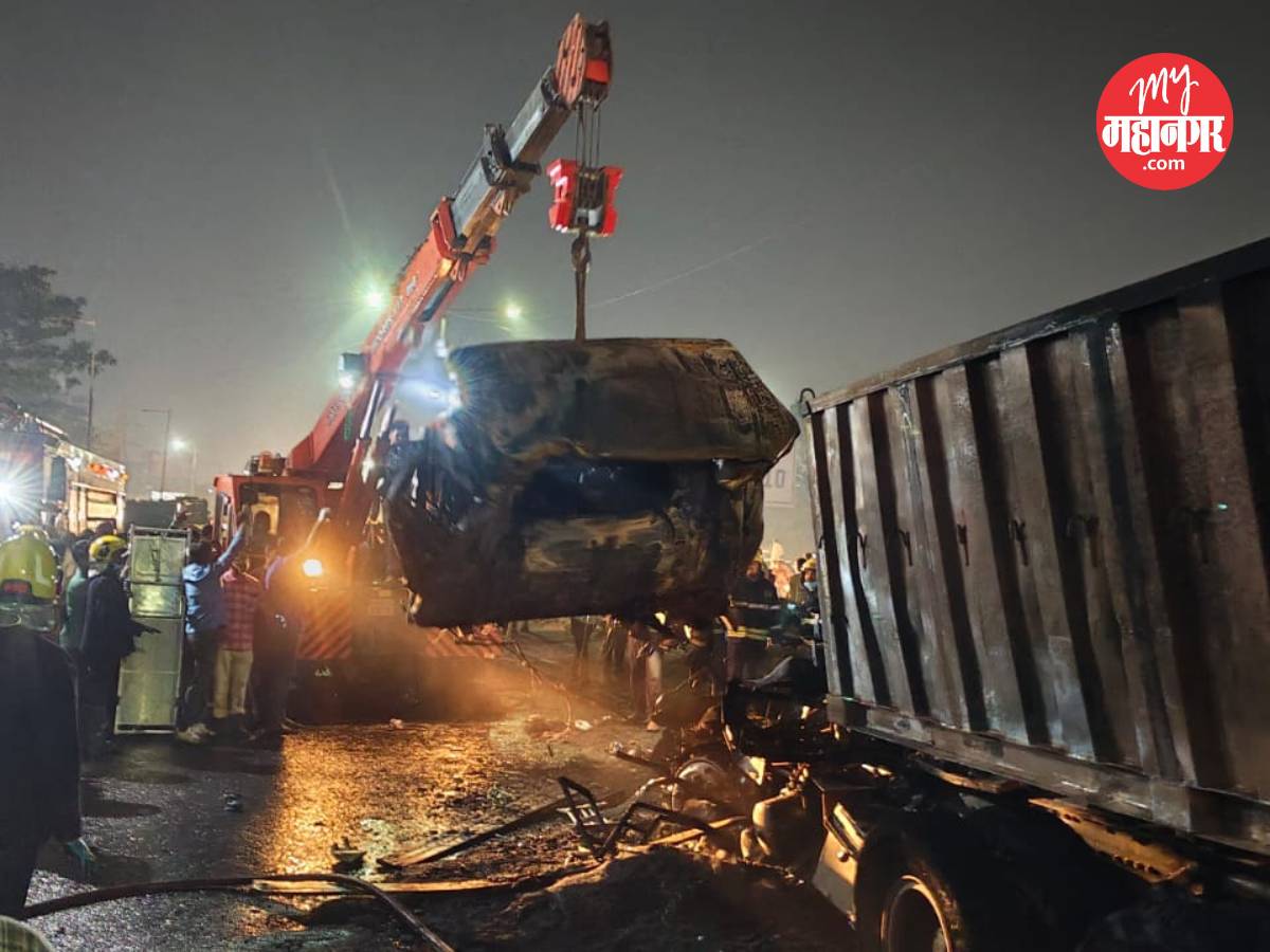 नवले पुलाचा अपघात फोटो पाहून तुम्हाला धक्का बसेल