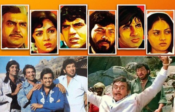 sholay cast