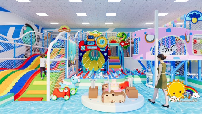 व्हिएतनामी कुटुंबांसाठी तयार केलेले, प्रत्येक किंगकिड्स खेळण्याची जागा सांस्कृतिक ओळख आणि आनंदाची ठिणगी प्रतिबिंबित करण्यासाठी अद्वितीयपणे डिझाइन केलेली आहे. Tre Em Viet च्या फोटो सौजन्याने