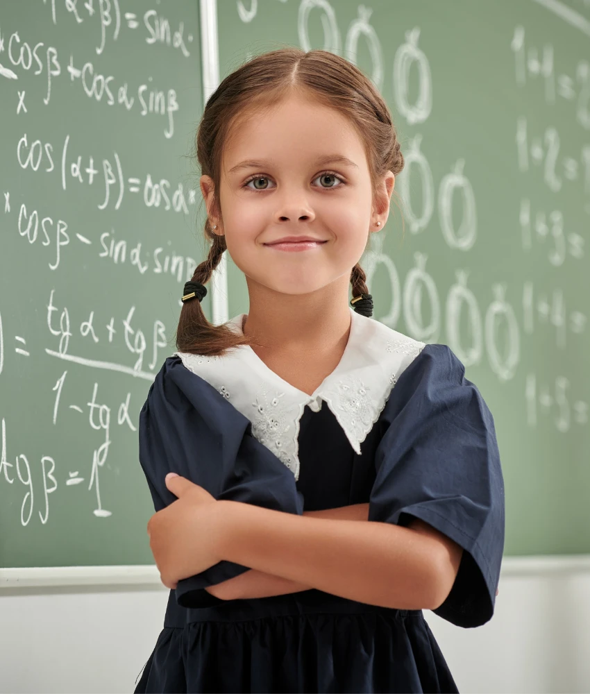 लहान मुलगी गणित विझ जिला तिच्या अभ्यासक्रमात प्रतिनिधित्व आवश्यक आहे